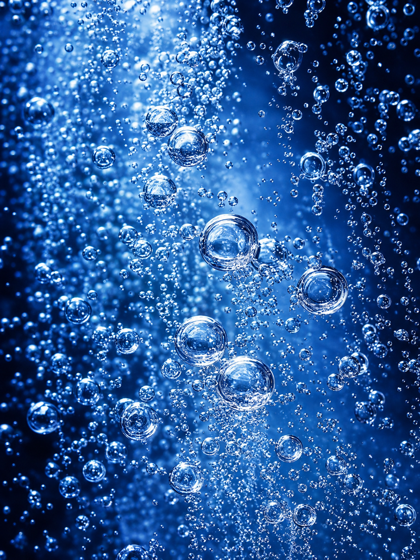 Crisp sparkling bubbles in Félix Soda